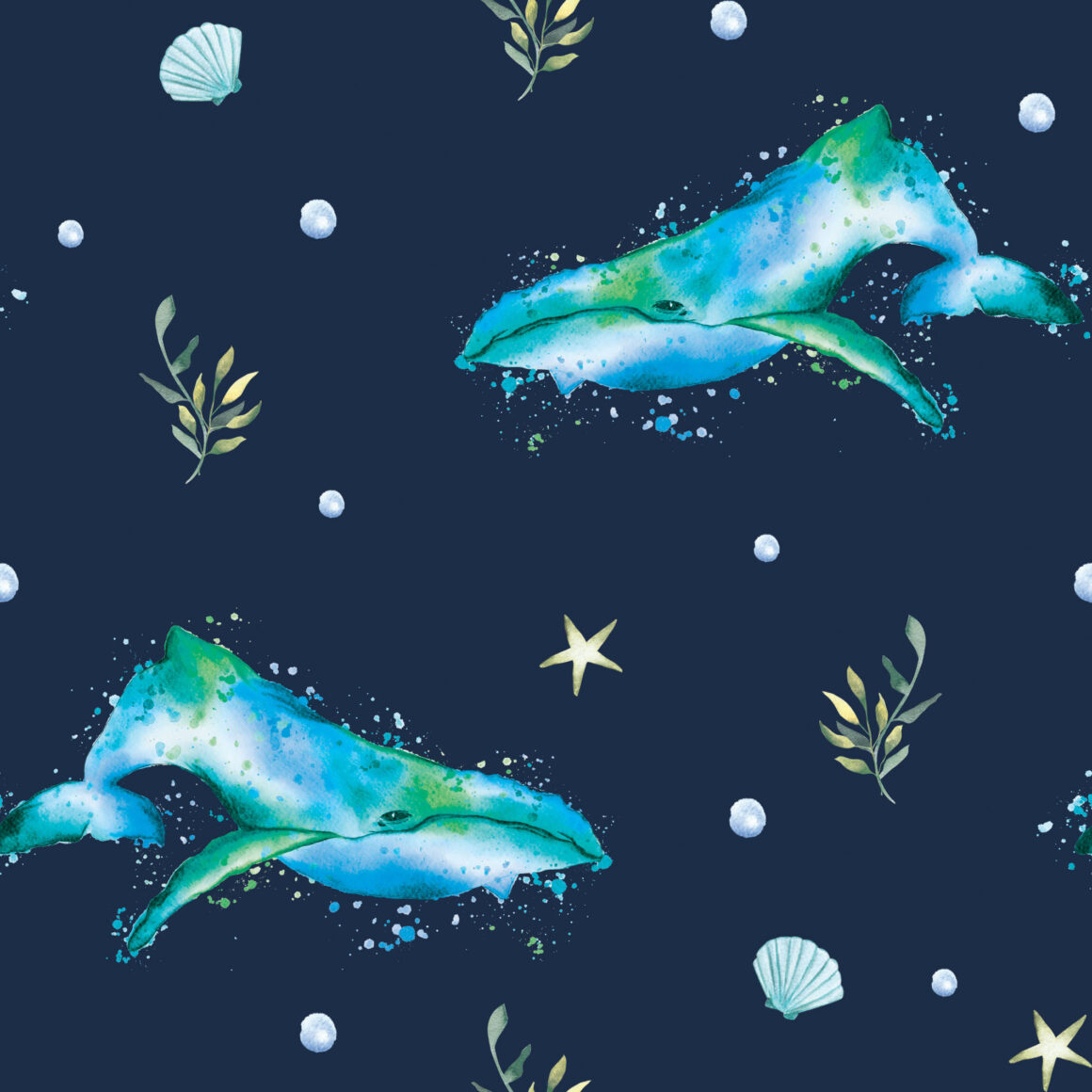 Colourful Whales