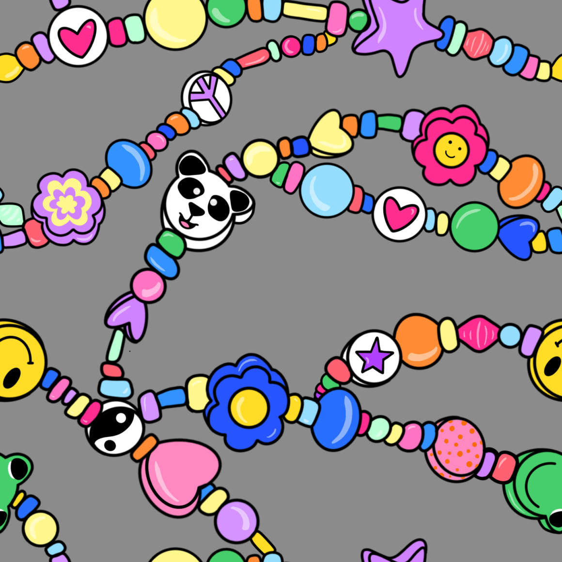 Beads Grey