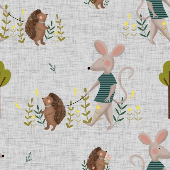 Milo Ash Linen Milo the Mouse! Ash Linen
