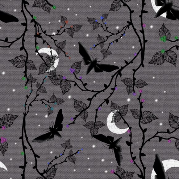 Moths at Night Grey