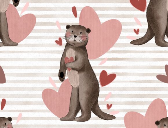 Otter Love Stripes