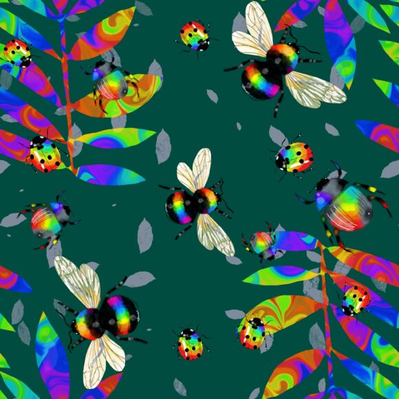 Bees Rainbow