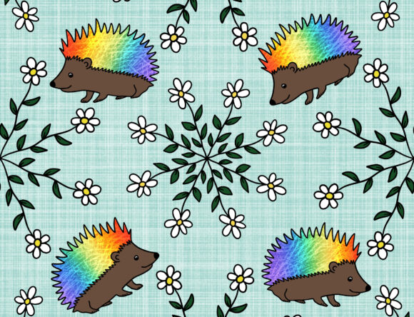 Rainbow Hedgehogs