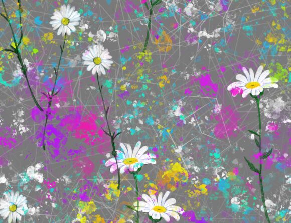 Daisies Grey